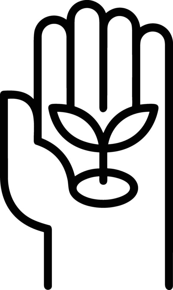 Hand icon symbol image illustration vector