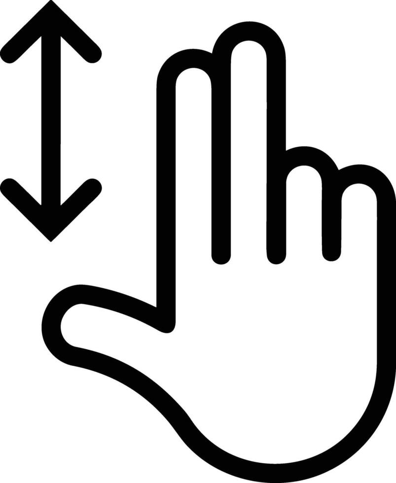 Hand icon symbol image illustration vector