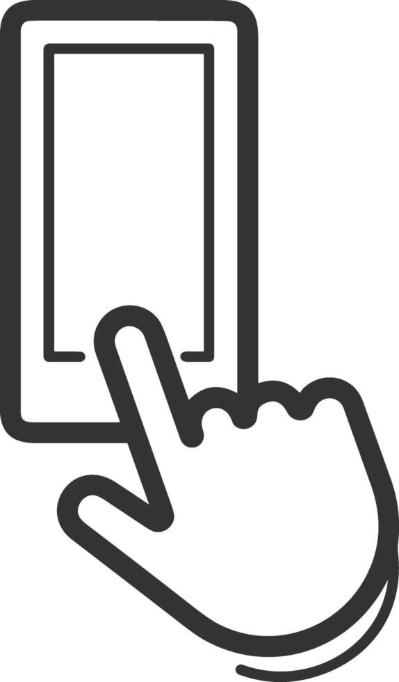 Hand icon symbol image illustration vector