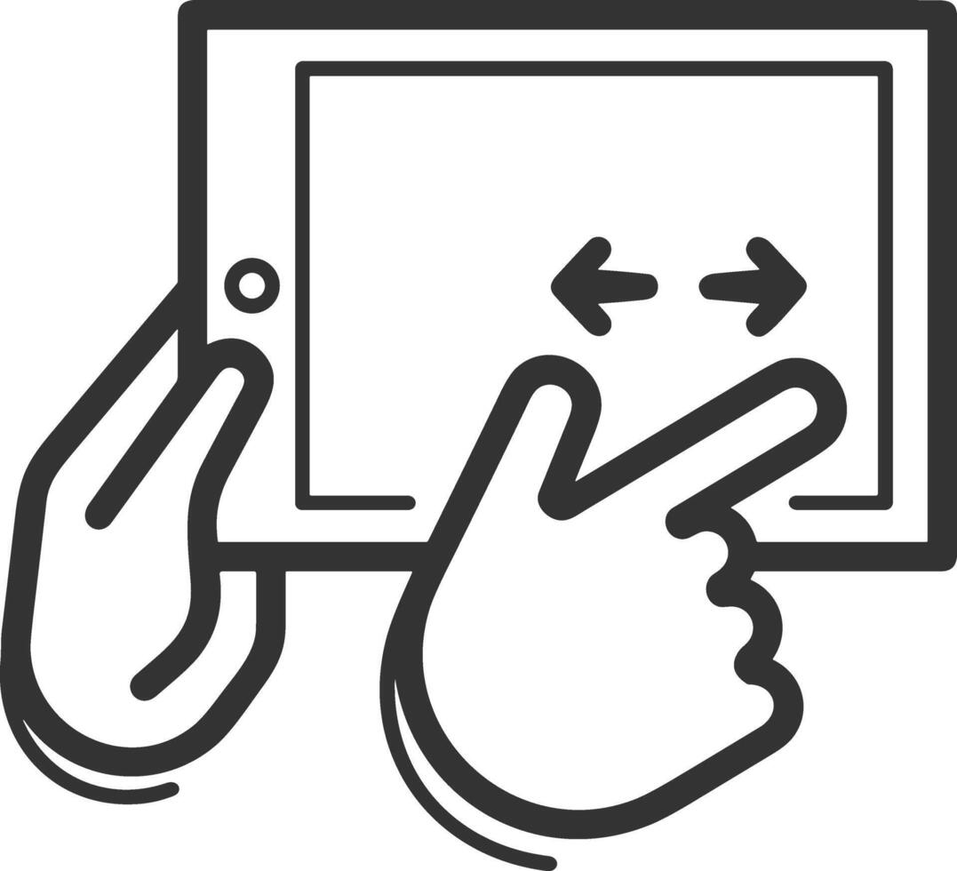 Hand icon symbol image illustration vector