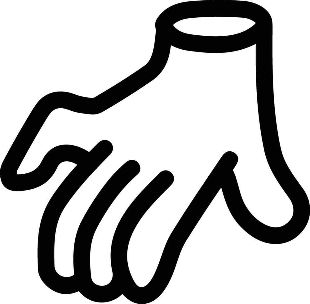 Hand icon symbol image illustration vector