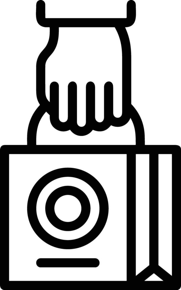 Hand icon symbol image illustration vector