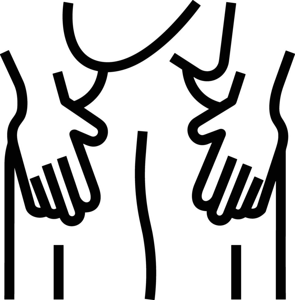 Hand icon symbol image illustration vector