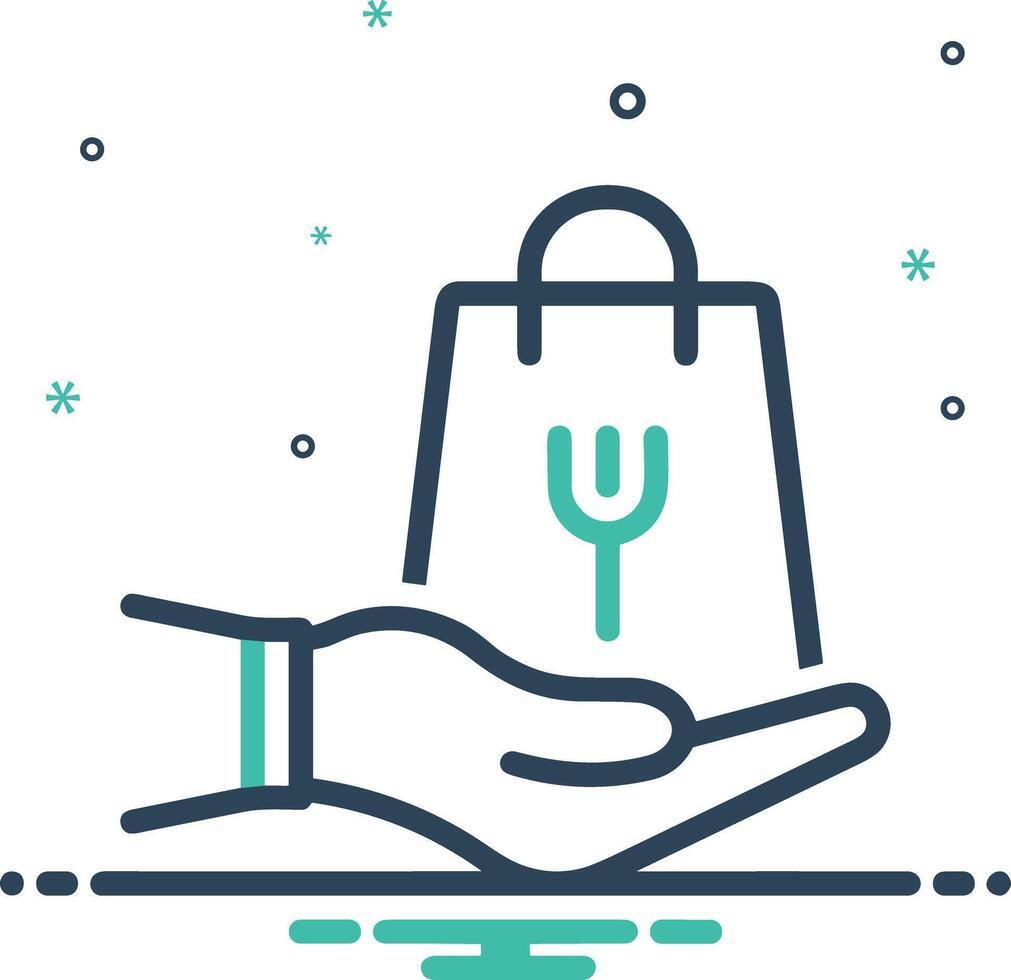 Hand icon symbol image illustration vector