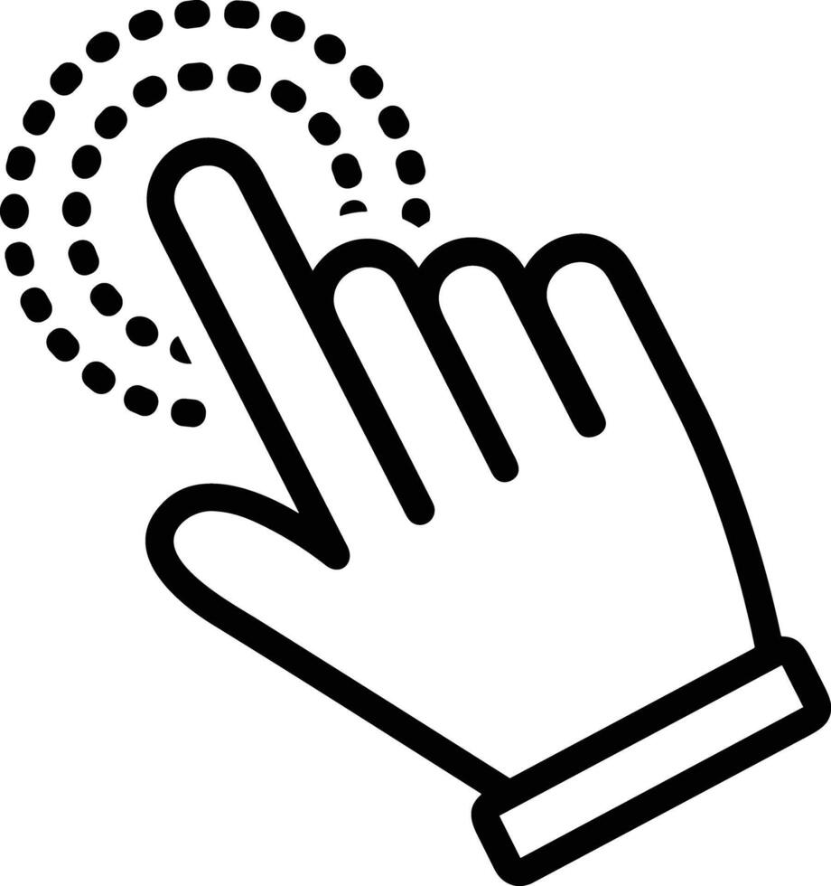 Hand icon symbol image illustration vector