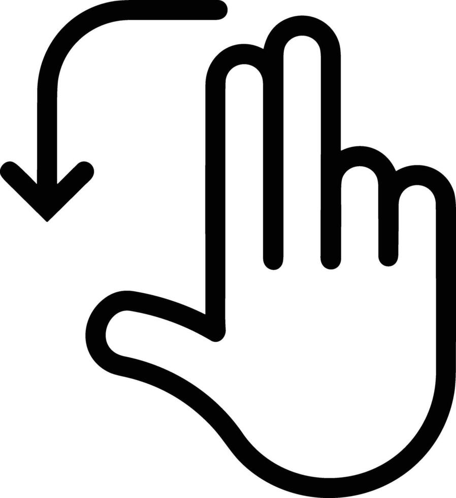 Hand icon symbol image illustration vector