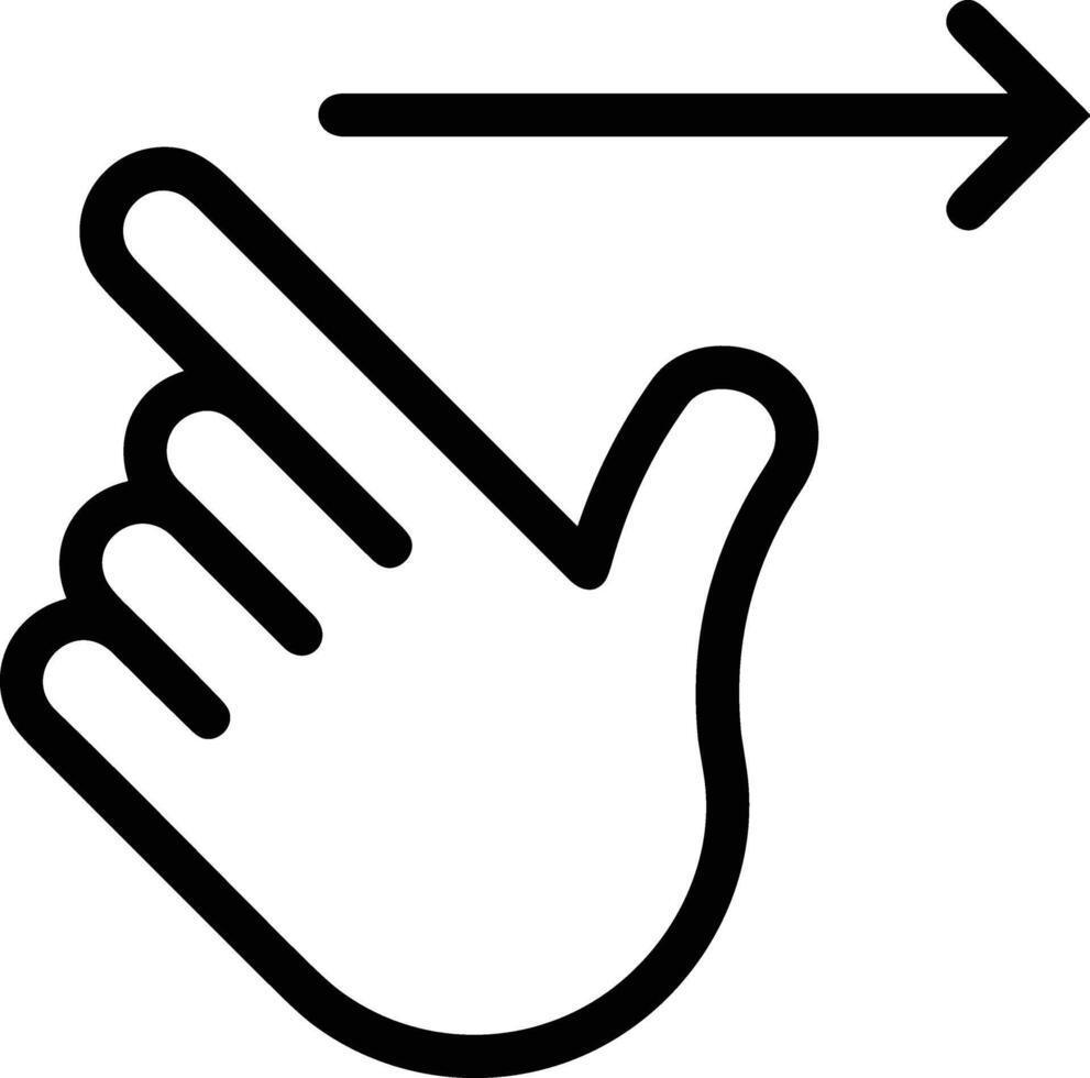 Hand icon symbol image illustration vector