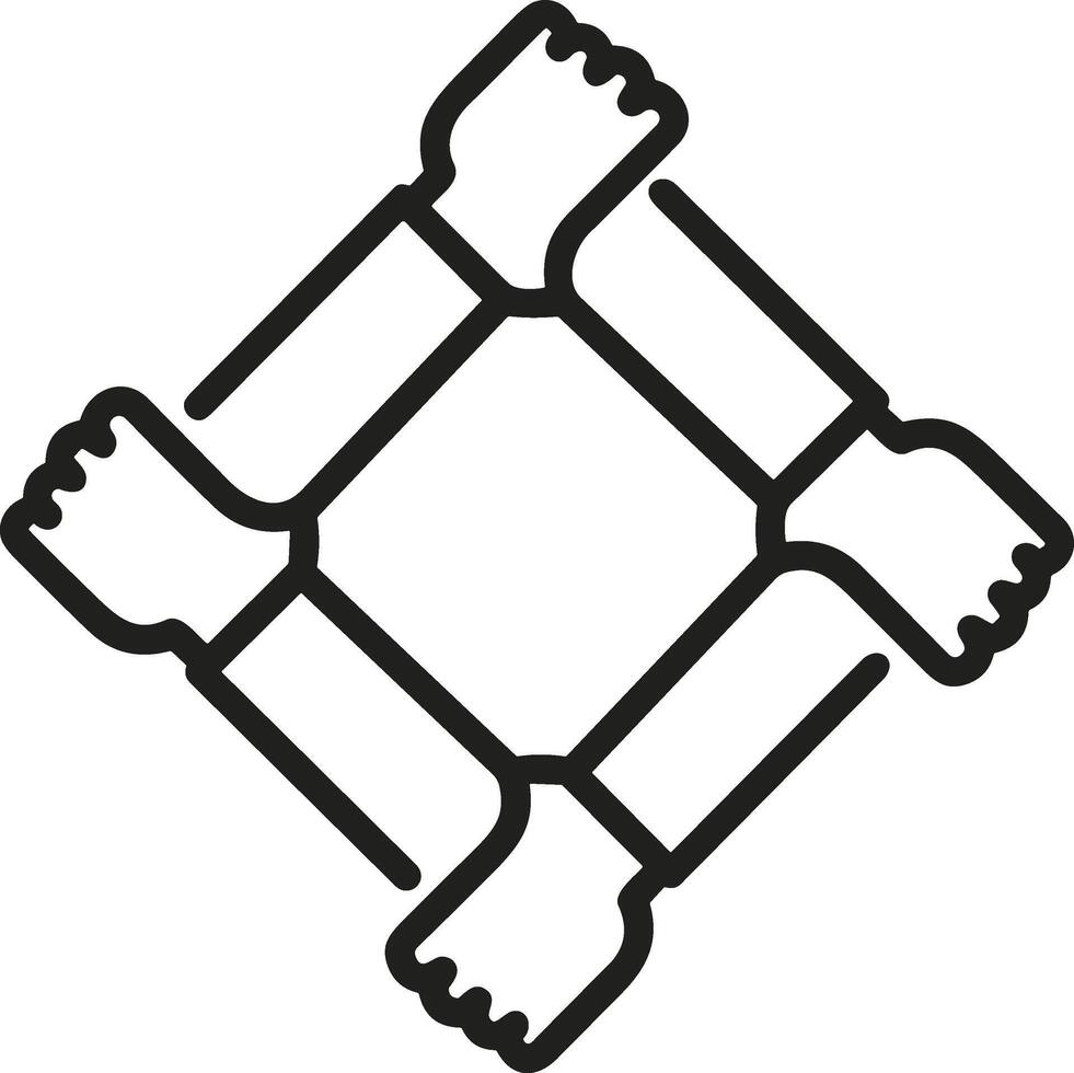 Hand icon symbol image illustration vector