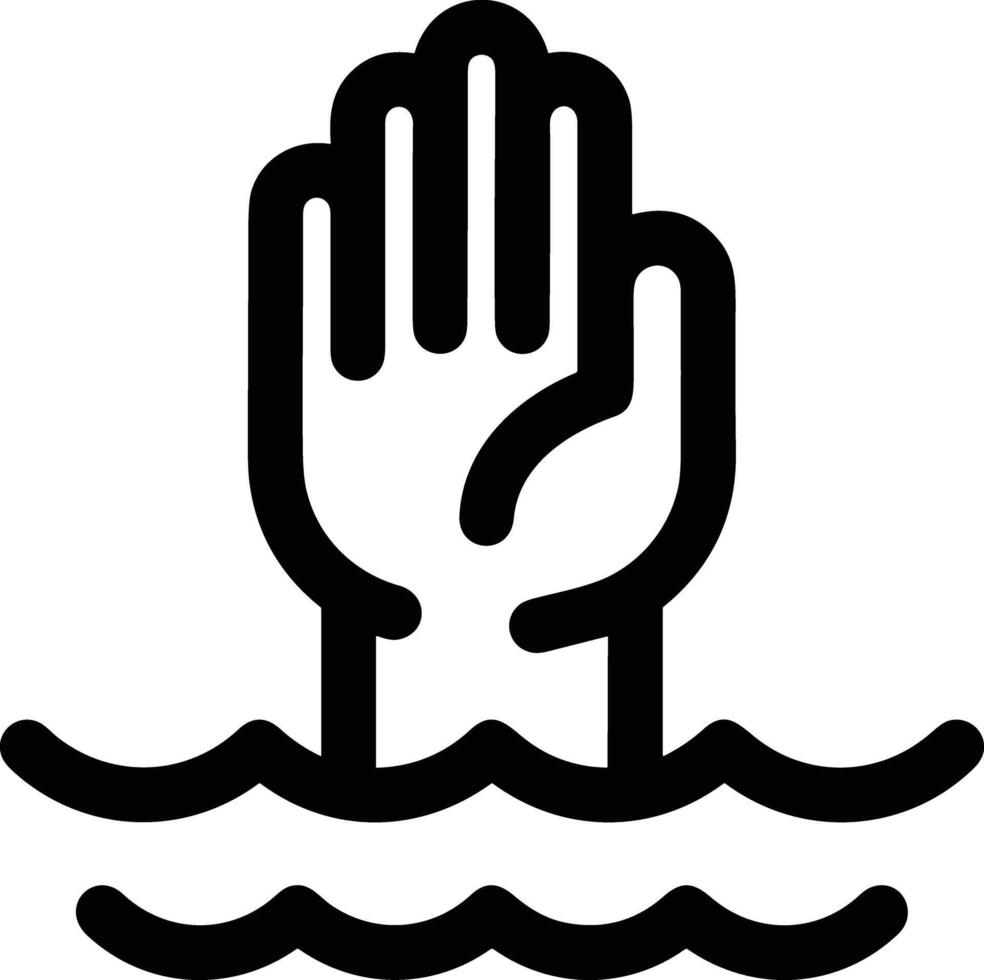 Hand icon symbol image illustration vector