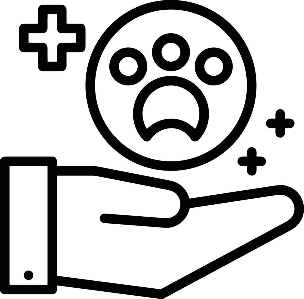 Hand icon symbol image illustration vector