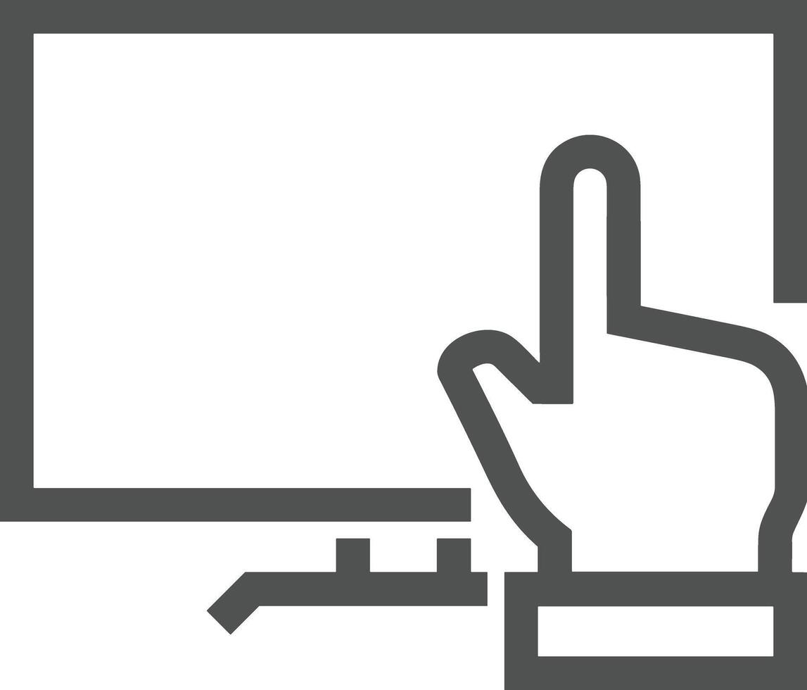 Hand icon symbol image illustration vector