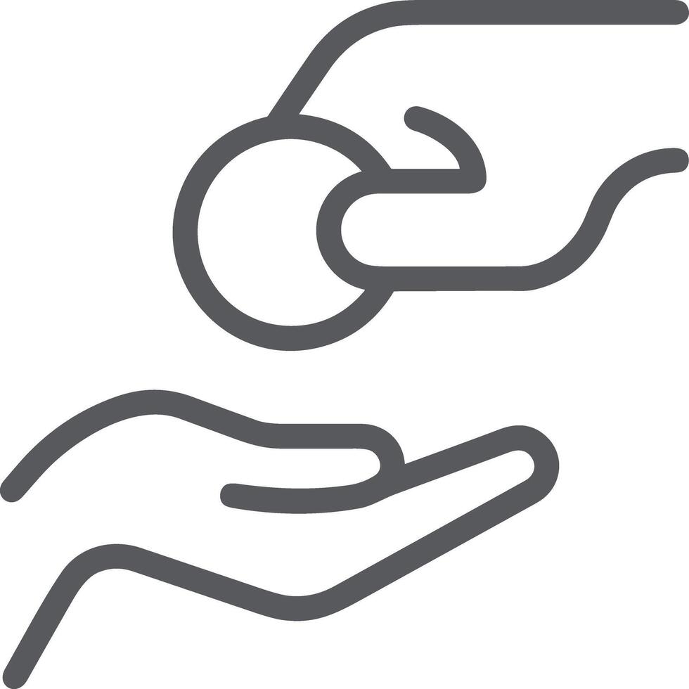 Hand icon symbol image illustration vector