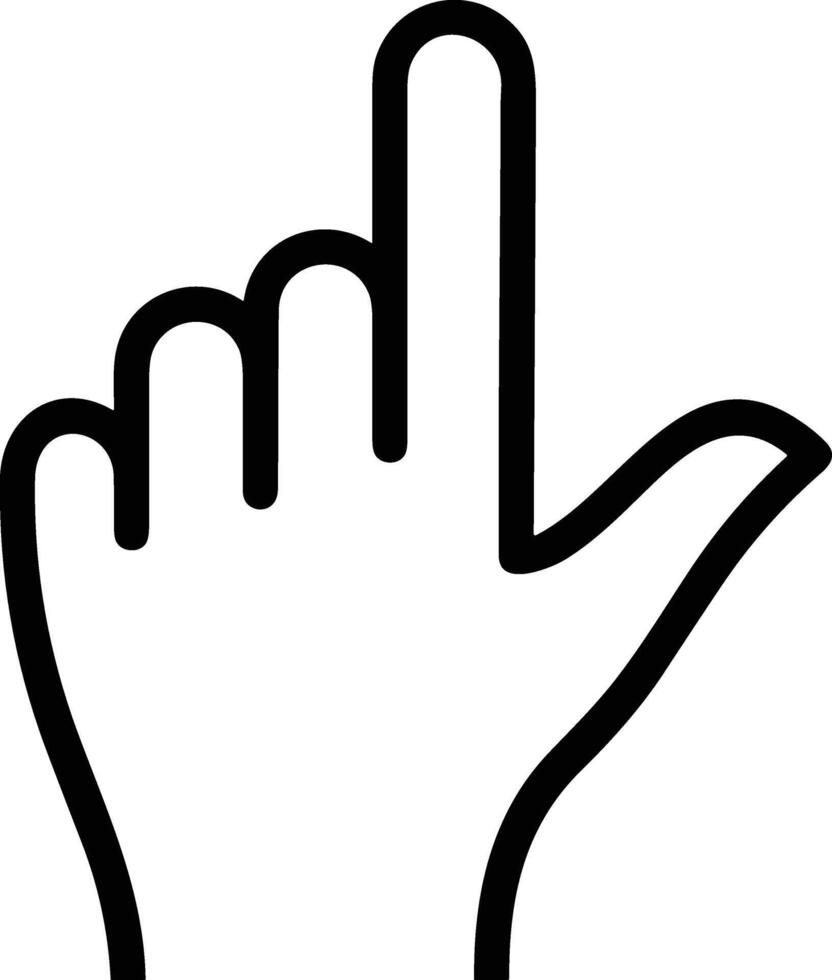 Hand icon symbol image illustration vector
