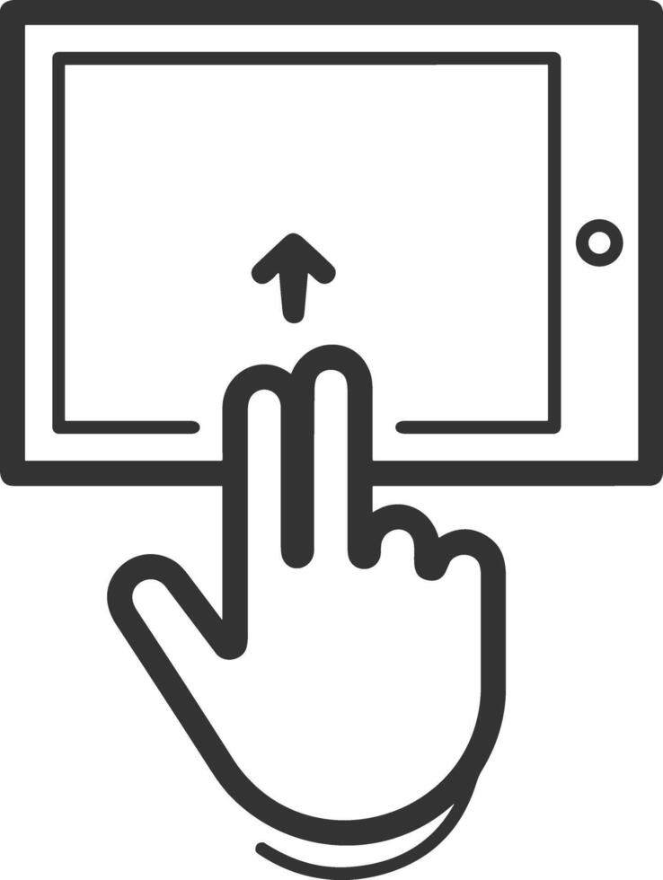 Hand icon symbol image illustration vector