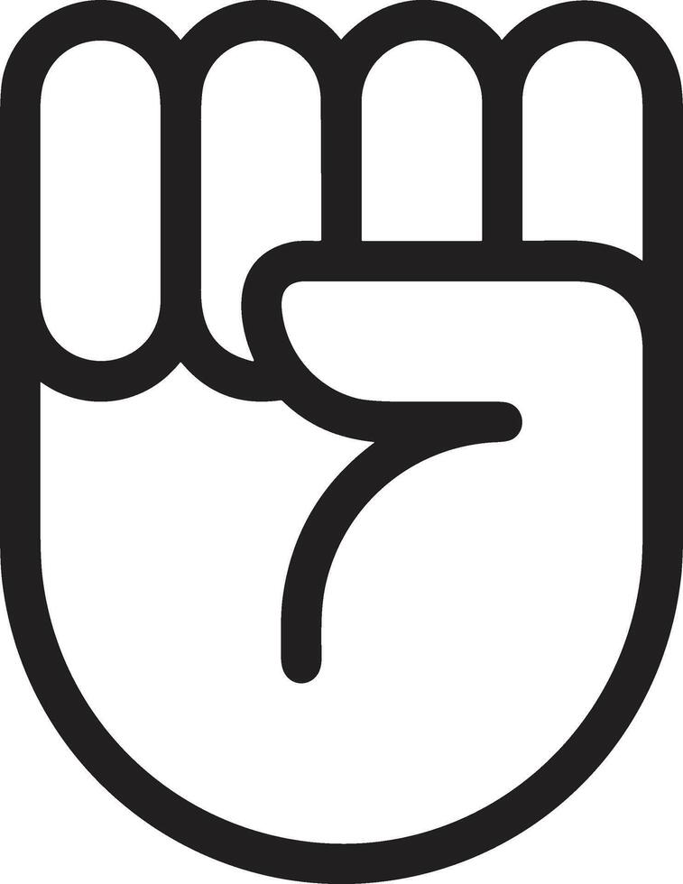 Hand icon symbol image illustration vector