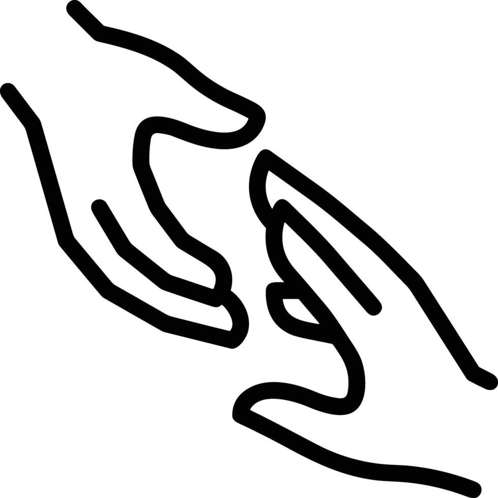 Hand icon symbol image illustration vector