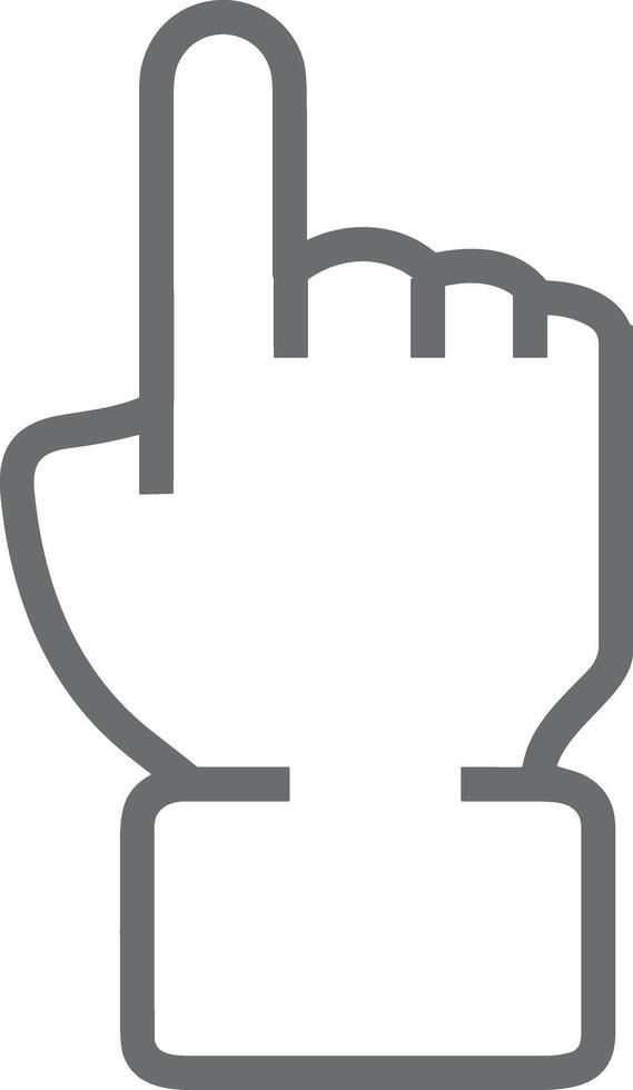 Hand icon symbol image illustration vector