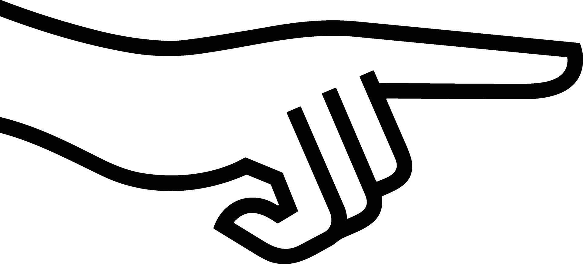 Hand icon symbol image illustration vector
