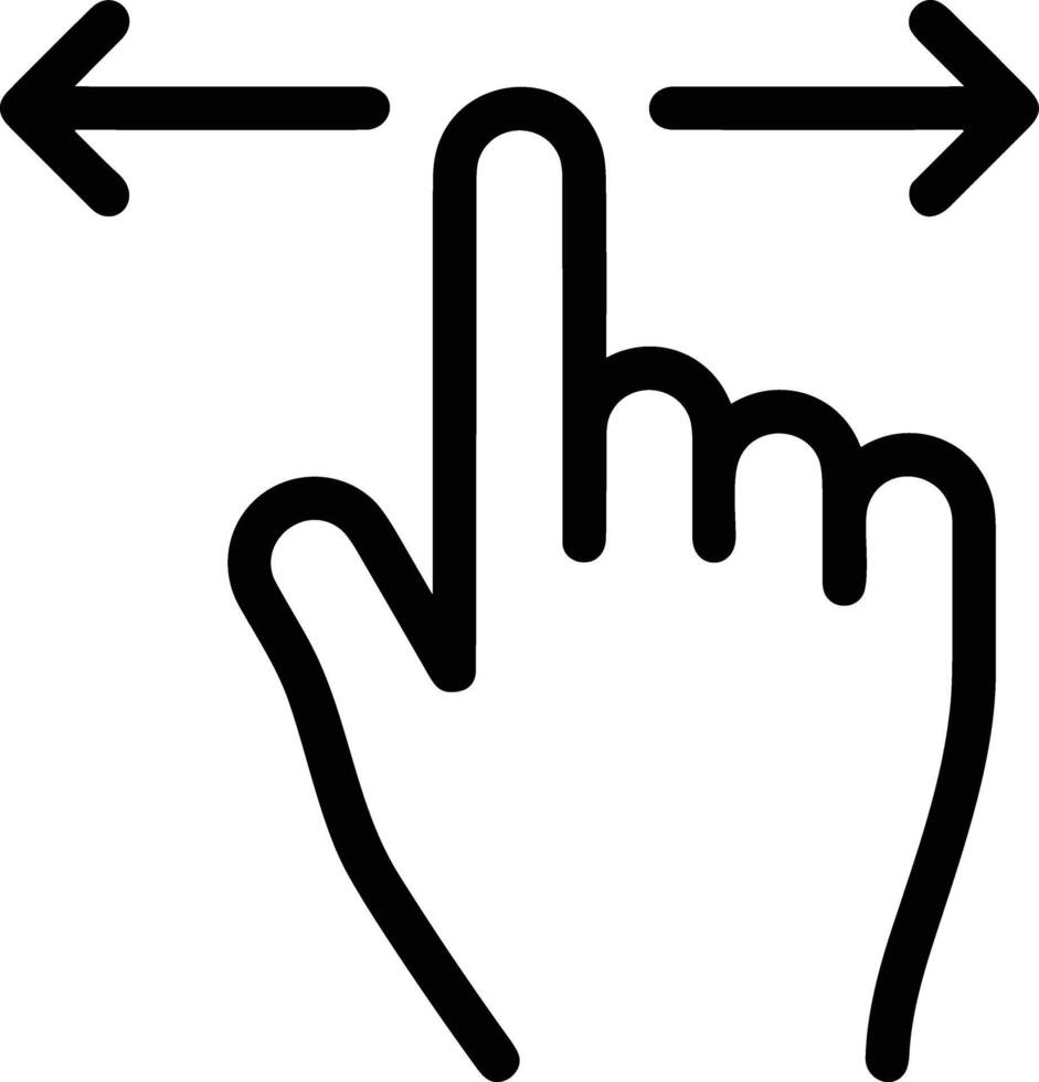 Hand icon symbol image illustration vector