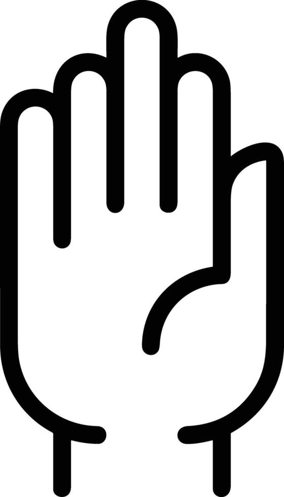 Hand icon symbol image illustration vector