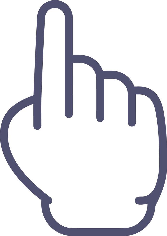 Hand icon symbol image illustration vector