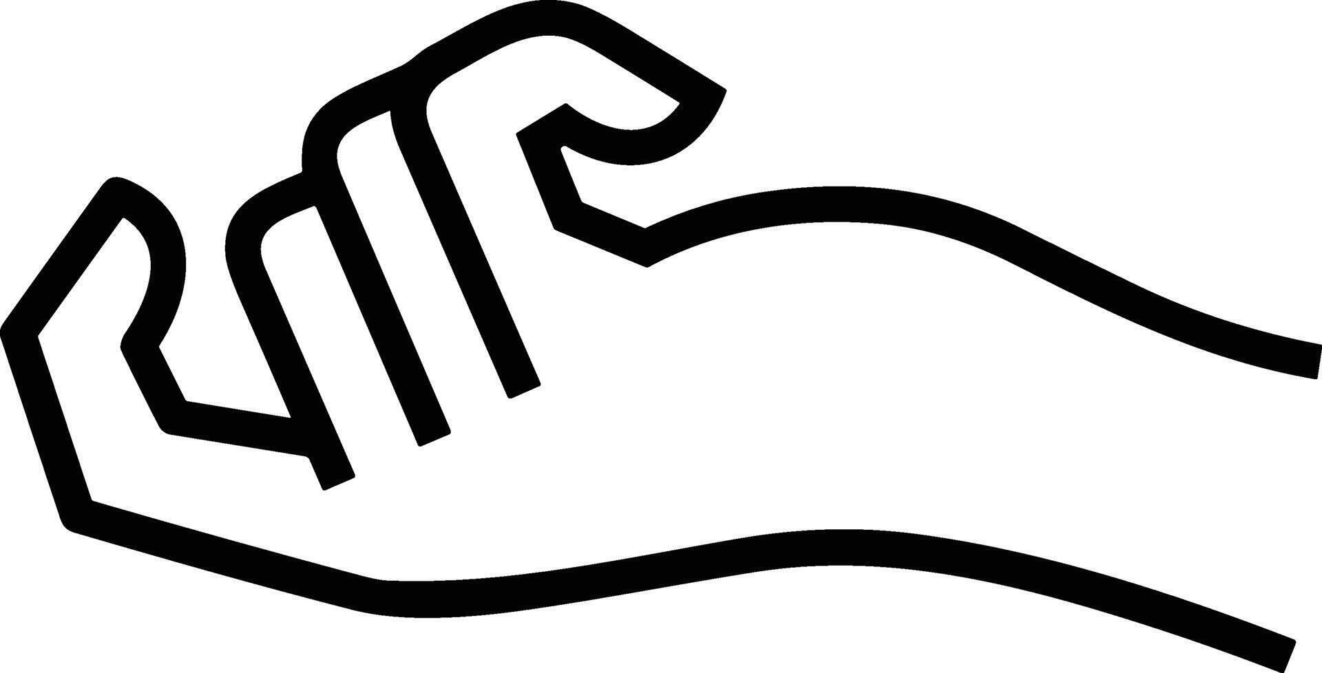 Hand icon symbol image illustration vector