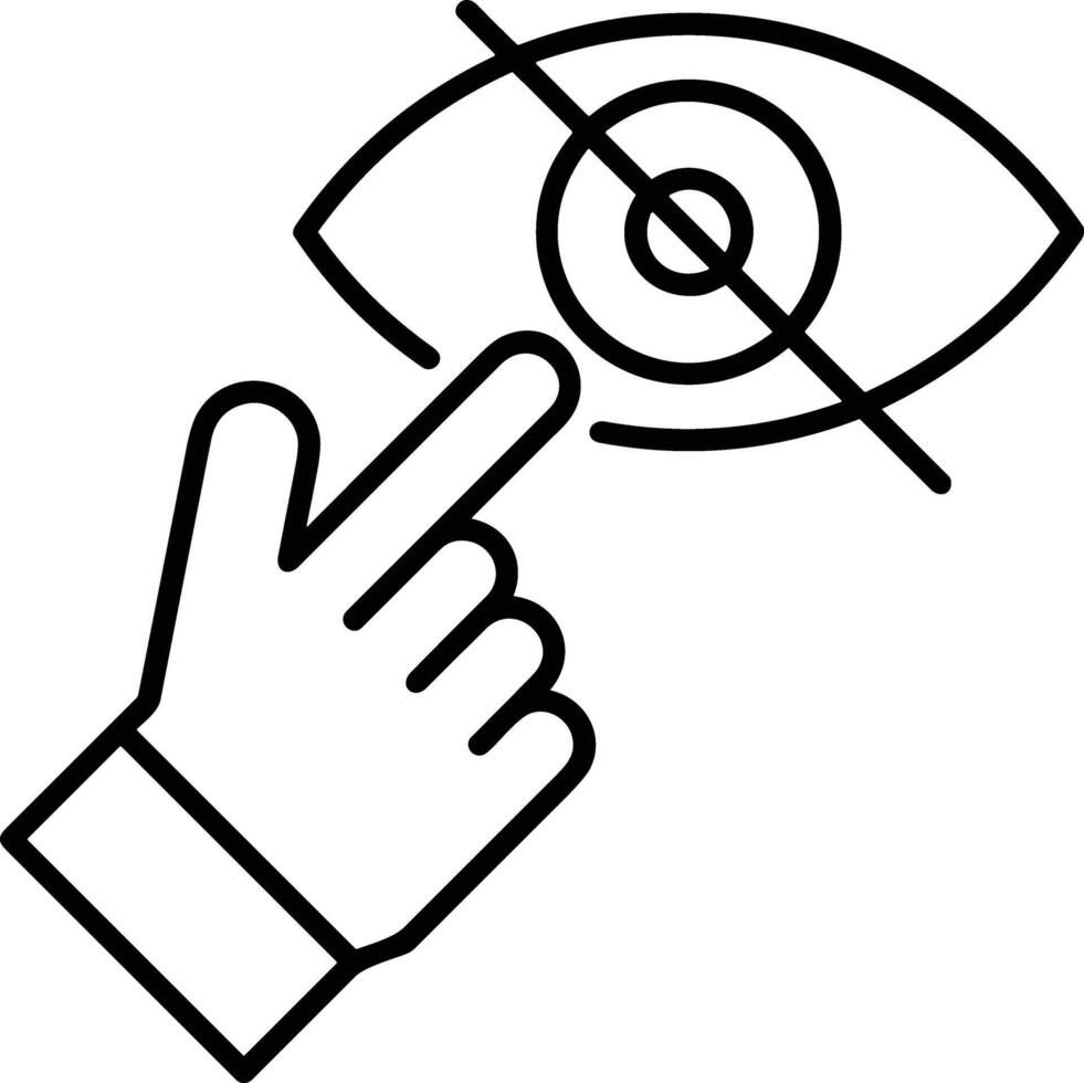 Hand icon symbol image illustration vector