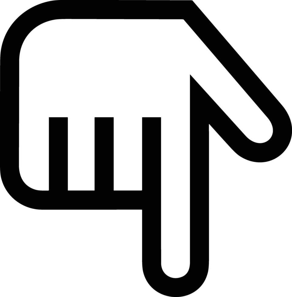 Hand icon symbol image illustration vector