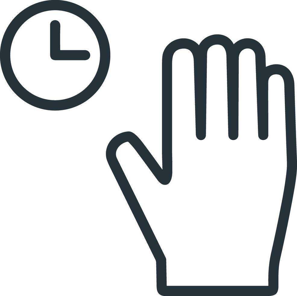 Hand icon symbol image illustration vector