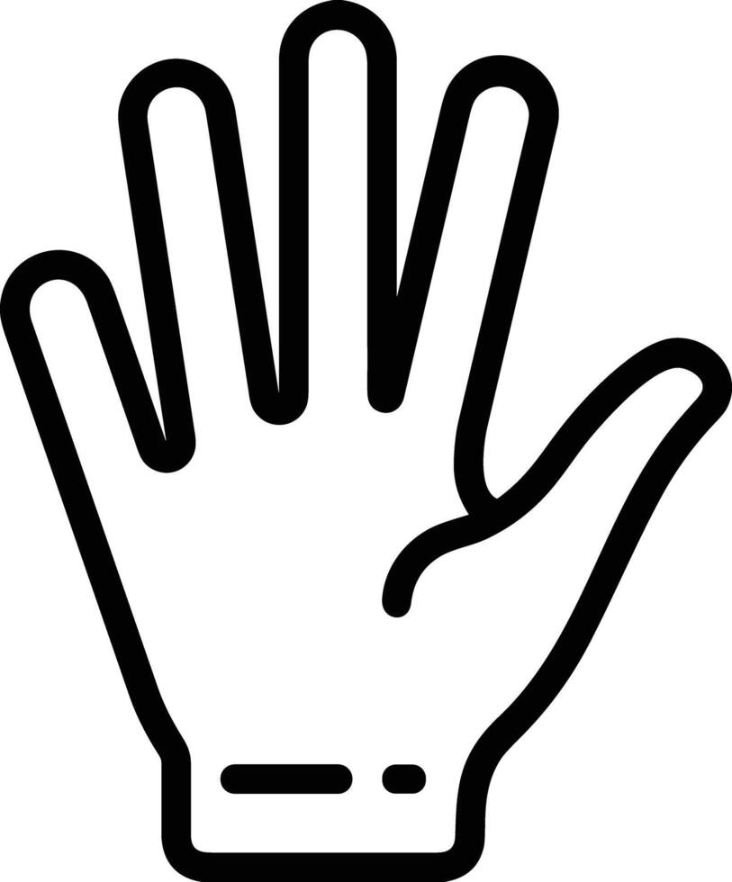 Hand icon symbol image illustration vector
