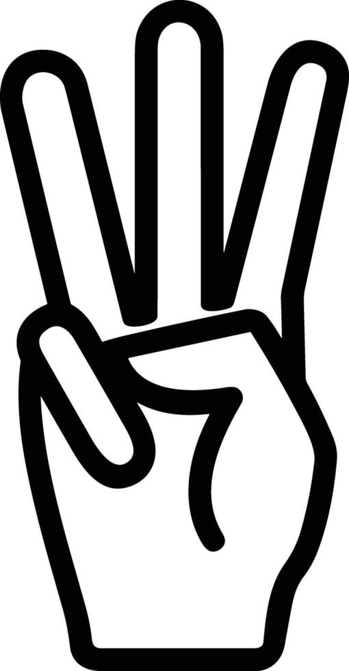 Hand icon symbol image illustration vector