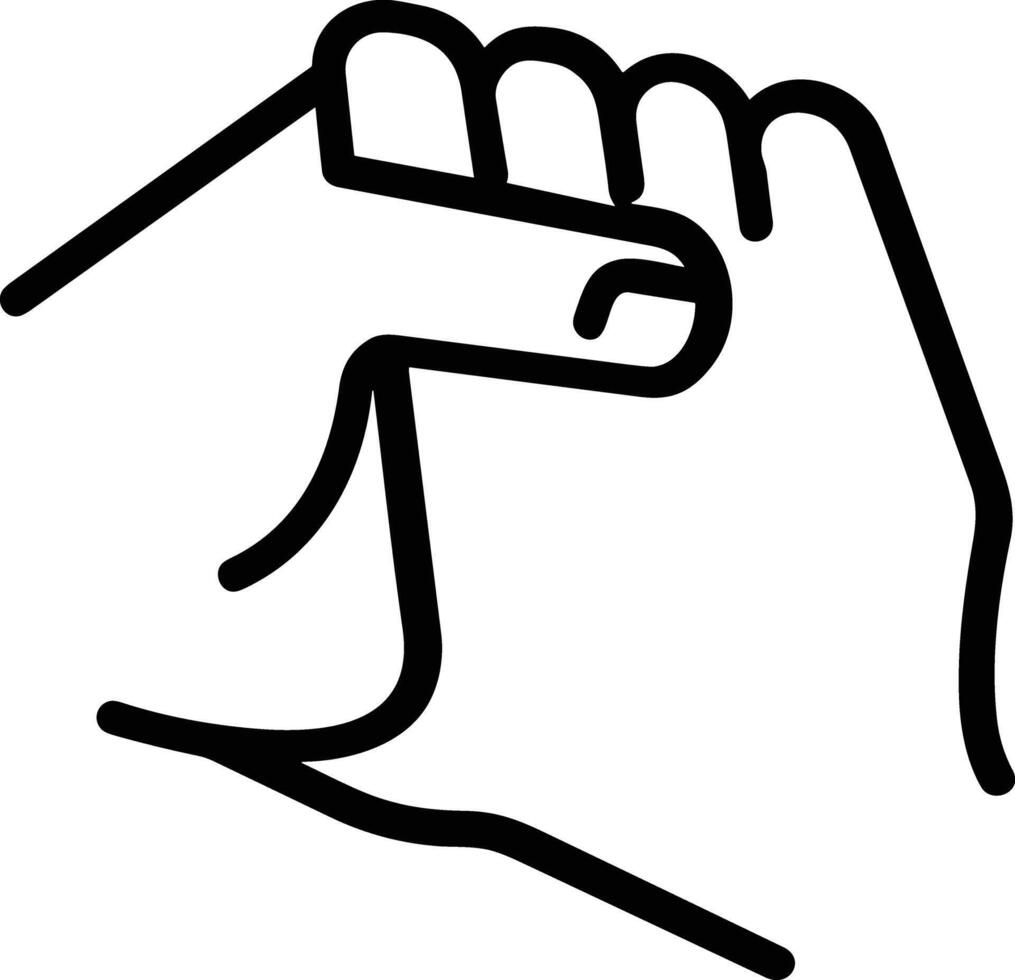 Hand icon symbol image illustration vector