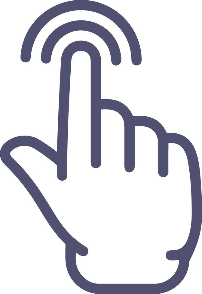 Hand icon symbol image illustration vector