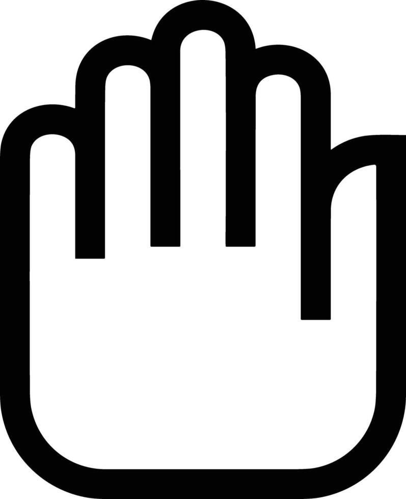 Hand icon symbol image illustration vector