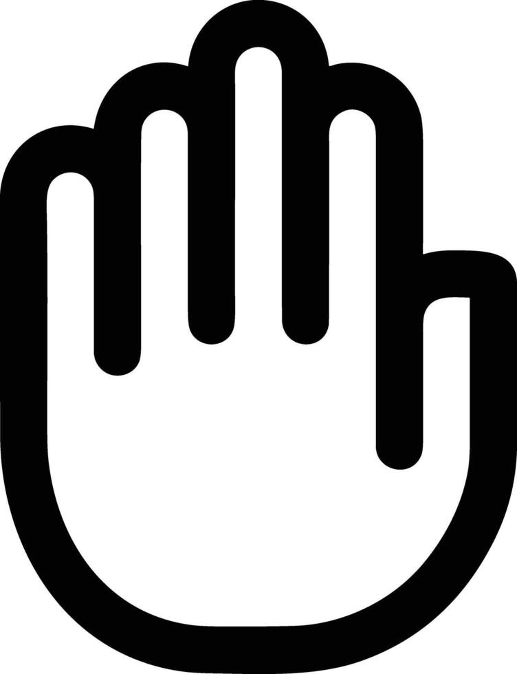 Hand icon symbol image illustration vector