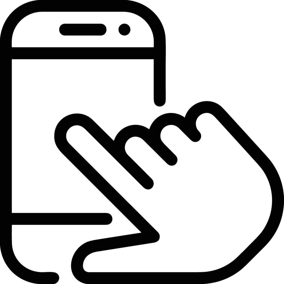 Hand icon symbol image illustration vector