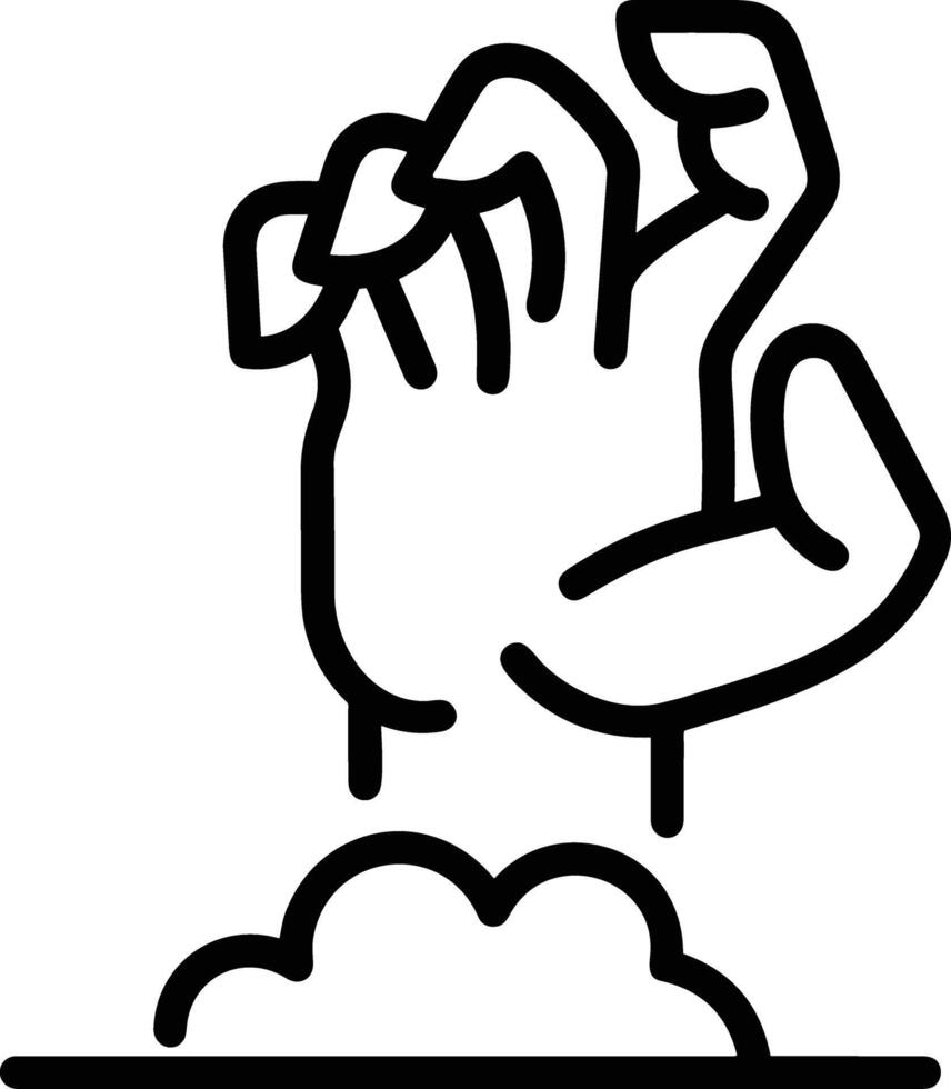 Hand icon symbol image illustration vector