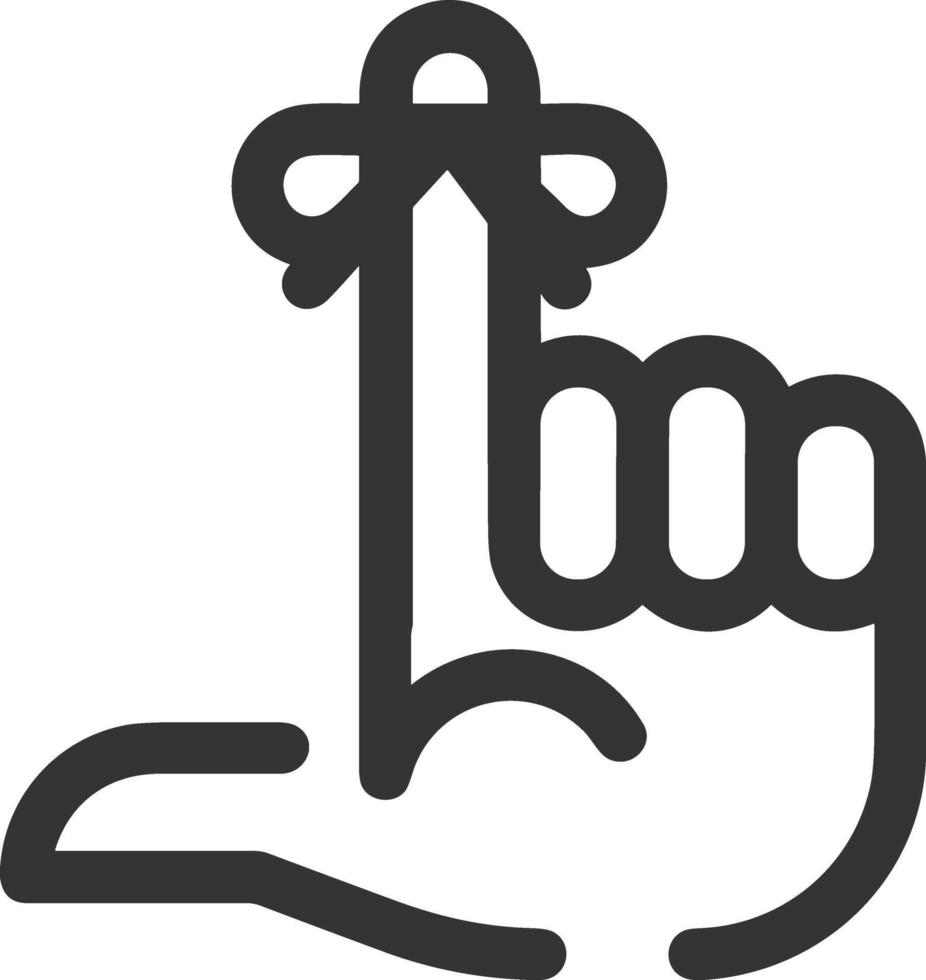 Hand icon symbol image illustration vector