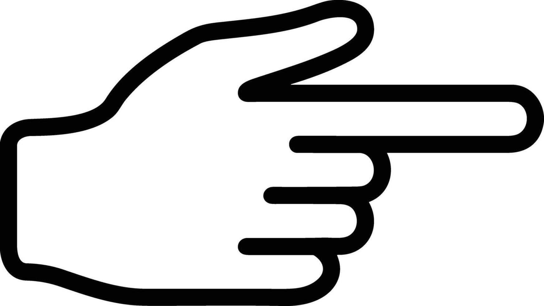 Hand icon symbol image illustration vector