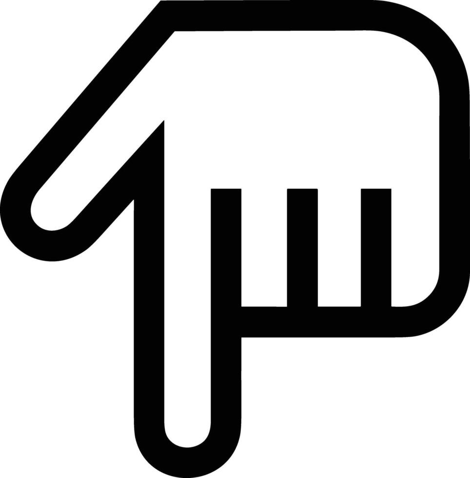 Hand icon symbol image illustration vector