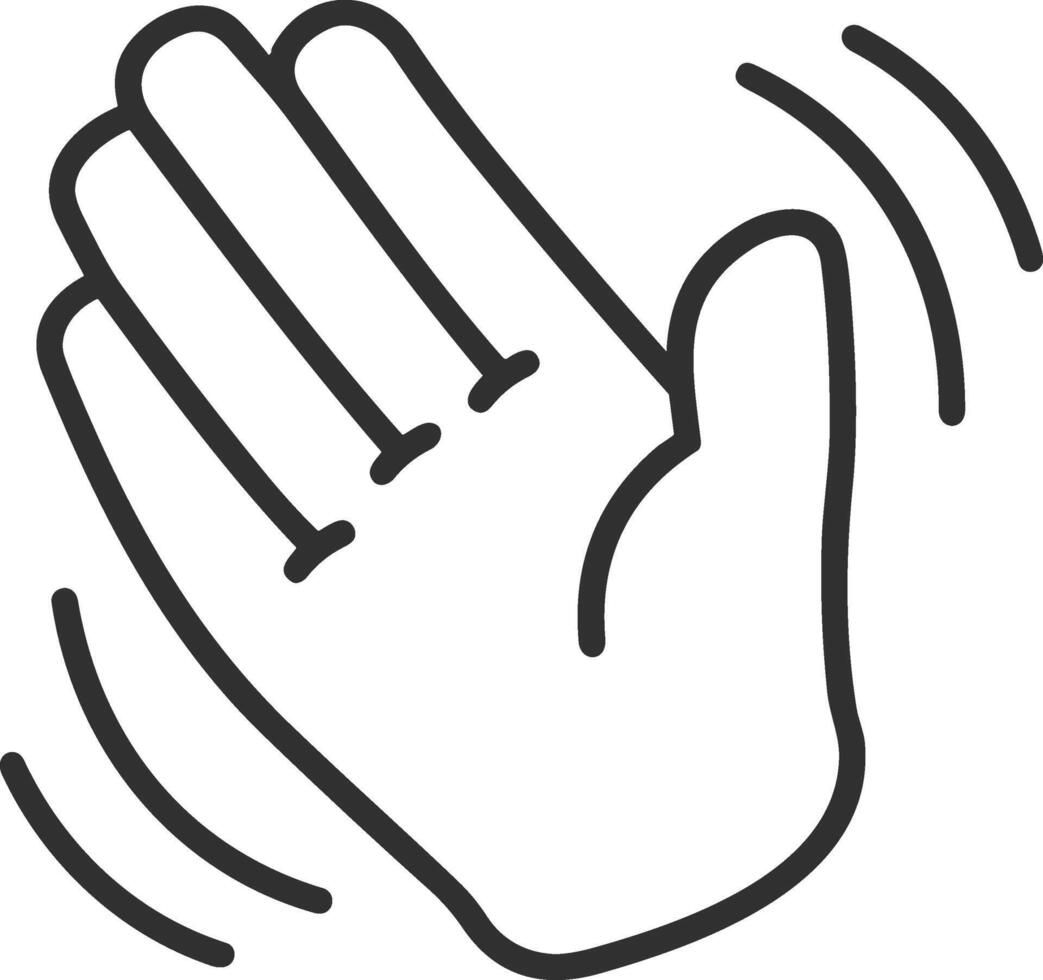Hand icon symbol image illustration vector