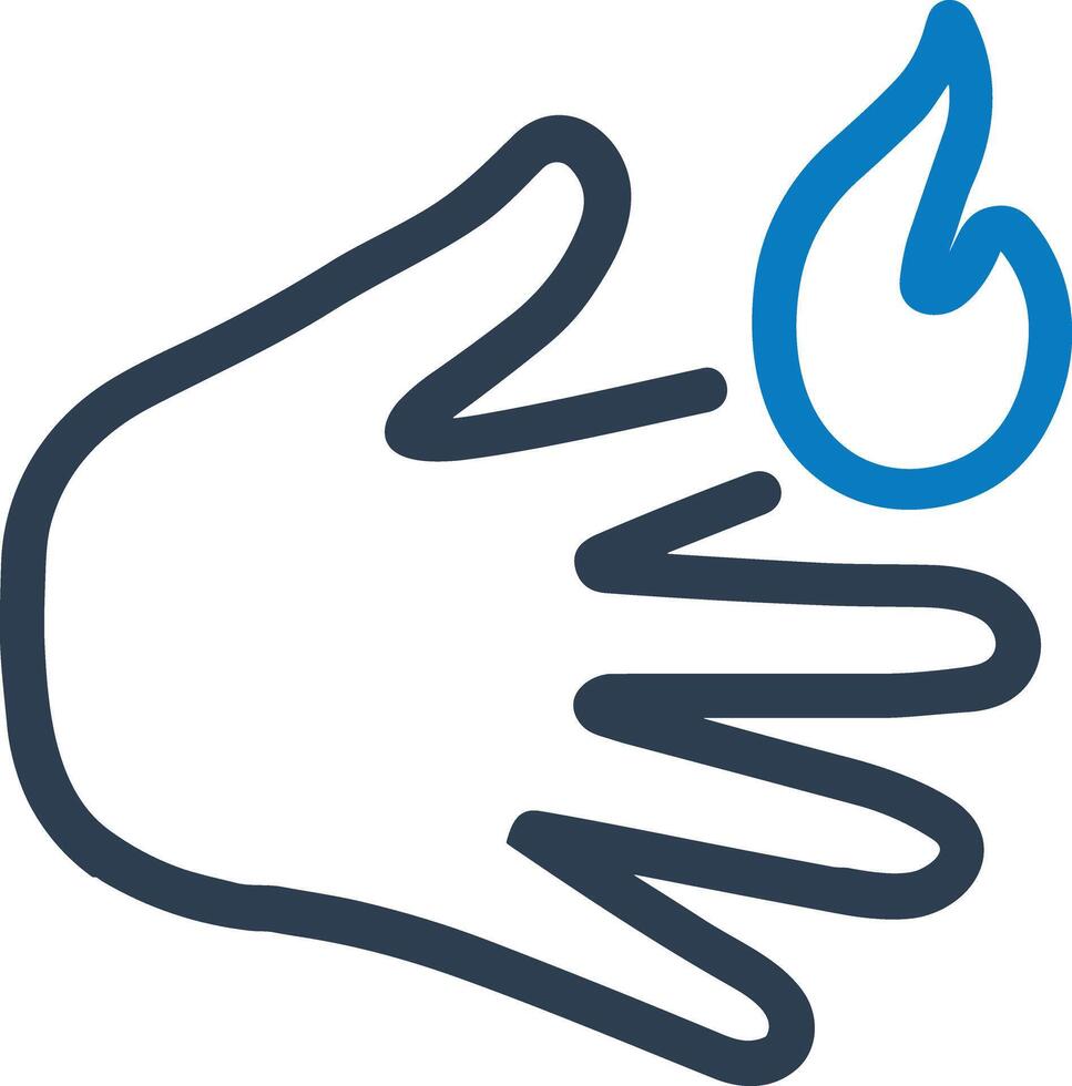Hand icon symbol image illustration vector