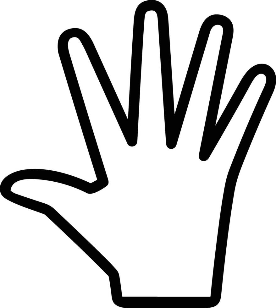 Hand icon symbol image illustration vector