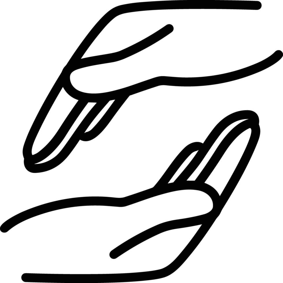 Hand icon symbol image illustration vector