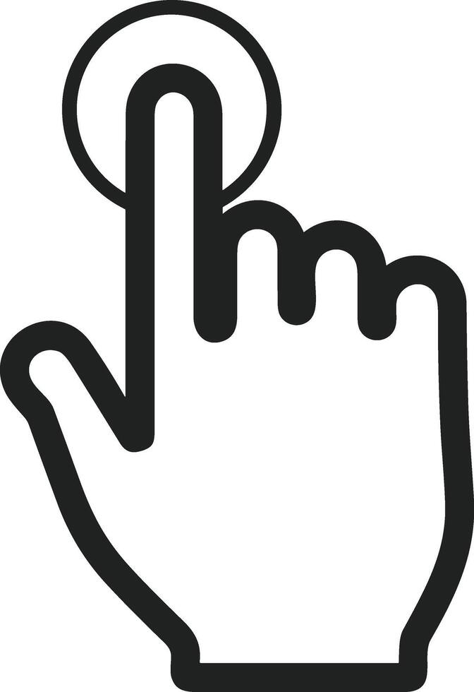 Hand icon symbol image illustration vector