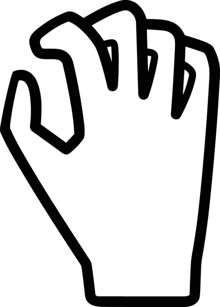 Hand icon symbol image illustration vector