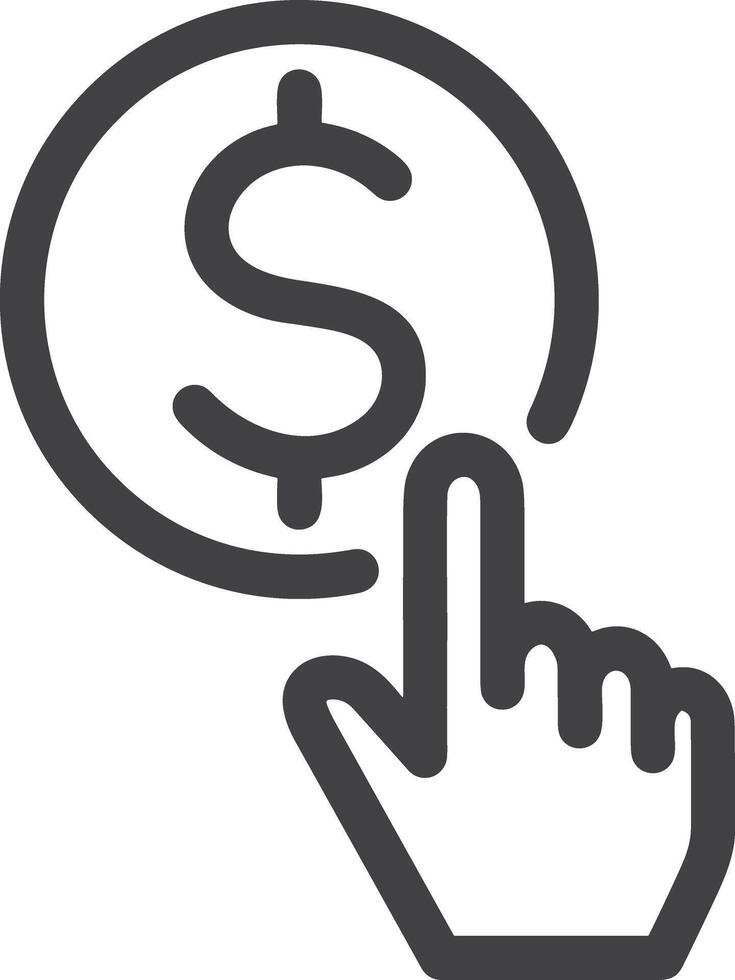 Hand icon symbol image illustration vector