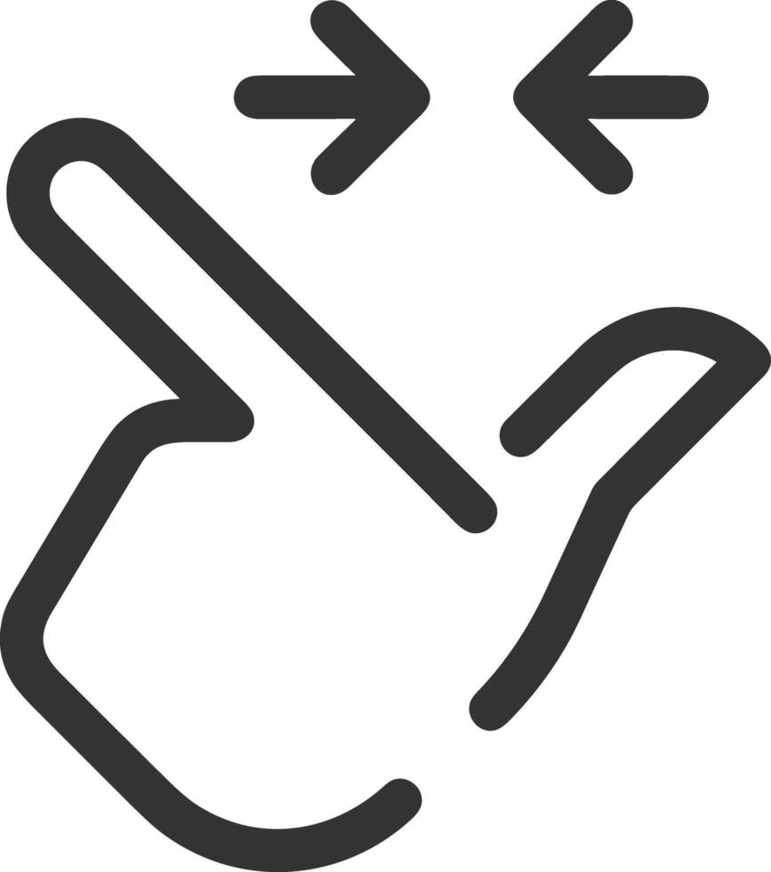 Hand icon symbol image illustration vector