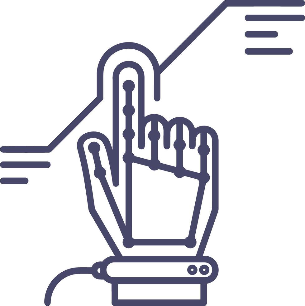 Hand icon symbol image illustration vector
