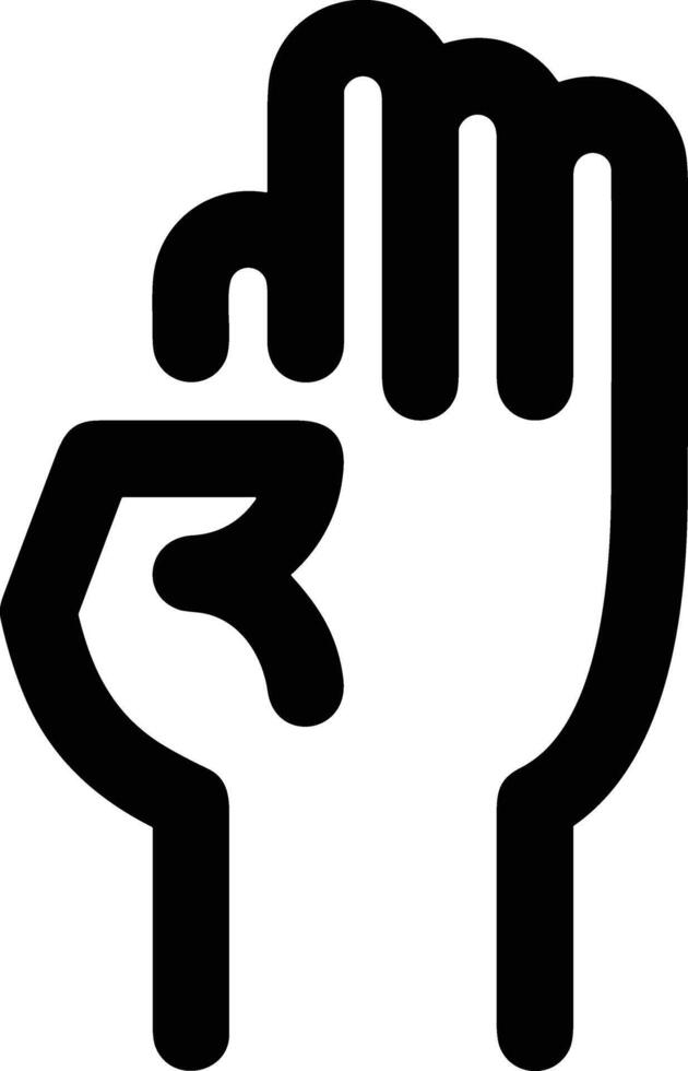 Hand icon symbol image illustration vector
